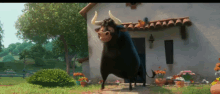 Ferdinand The Bull Stretch GIF
