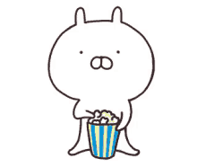 Cute Kawaii GIF - Cute Kawaii Popcorn GIFs