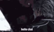 Vergil Hello Chat Vergil Devil May Cry5 GIF - Vergil Hello Chat Vergil Devil May Cry5 Dmc5 GIFs