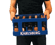 Karlsberg Case Of Beer Sticker - Karlsberg Case Of Beer Beer Stickers