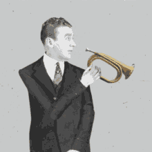 Trumpet Trumpet Man GIF - Trumpet Trumpet Man Sara Serna GIFs