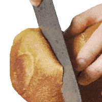 Slicing The Bun Two Plaid Aprons Sticker - Slicing The Bun Two Plaid Aprons Cutting The Bread Stickers