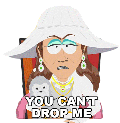 You Cant Drop Me Jennifer Lopez Sticker - You Cant Drop Me Jennifer Lopez South Park Stickers