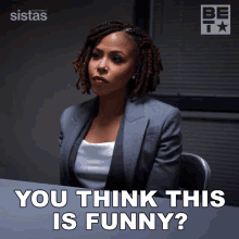 You Think This Is Funny Andrea Barnes GIF - You Think This Is Funny Andrea Barnes Sistas GIFs