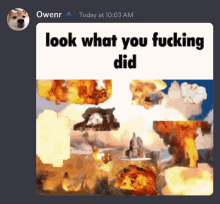 Look What You Did Owenr GIF - Look What You Did Owenr Look What You Fucking Did GIFs