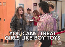 You Cant Treat Girls Like Boy Toys Point Out GIF - You Cant Treat Girls Like Boy Toys Point Out Advocate GIFs