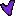 a pixel art illustration of a purple heart with wings on a white background .