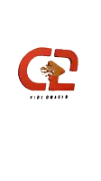 a logo for a video maker with a red c and a yellow arrow