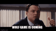 Wolf Game Is Coming Dicaprio GIF - Wolf Game Is Coming Wolf Game Dicaprio GIFs