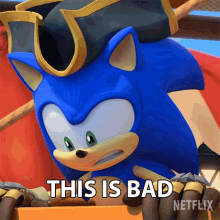 This Is Bad Sonic The Hedgehog GIF - This Is Bad Sonic The Hedgehog Sonic Prime GIFs