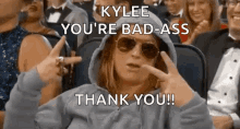 Kylee Thank You GIF - Kylee Thank You Peace Sign GIFs