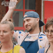 Raising A Hand The Great Canadian Pottery Throw Down GIF - Raising A Hand The Great Canadian Pottery Throw Down Putting Up A Hand GIFs