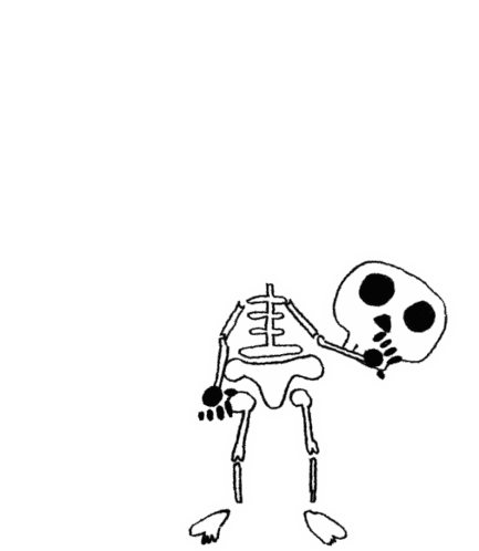 Skilled Skeleton Veefriends Sticker