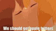 Apple Fritter Anime Kissing GIF