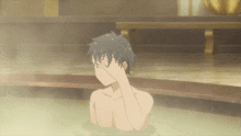 natsuki subaru re zero subaru anime bath