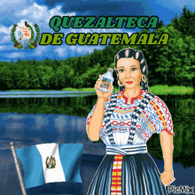 Quezalteca De Guatemala Wink GIF - Quezalteca De Guatemala Wink Illustration GIFs
