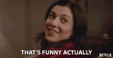 Thats Funny Actually Zoe Levin GIF - Thats Funny Actually Zoe Levin Tiffany Chester GIFs