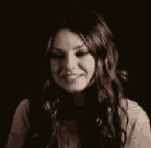 Smiling Tears Of Joy GIF - Smiling Tears Of Joy Mila Kunis GIFs