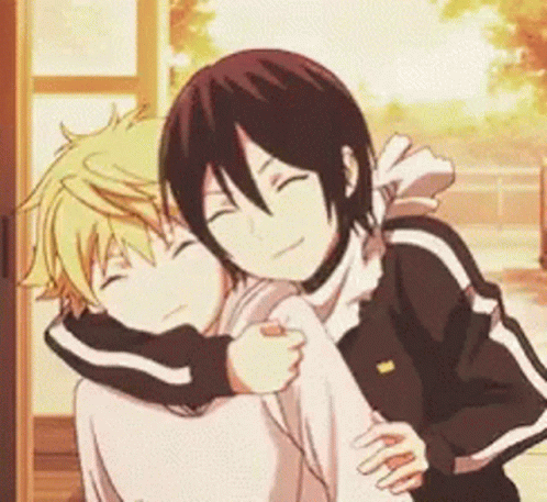 Anime hug and hug anime #1102320 on animesher.com