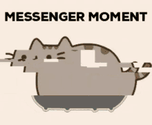Messenger Moment Glitched Cat GIF - Messenger Moment Glitched Cat Mikky Moment GIFs