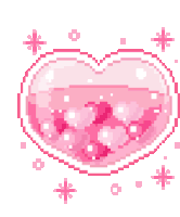 Heart Sparkle Sticker - Heart Sparkle Pink Stickers