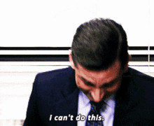 The Office Michael Scott GIF - The Office Michael Scott I Cant Do This GIFs