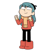 a cartoon character is giving a thumbs up sign