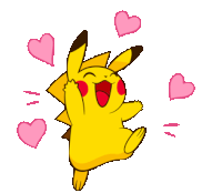 Pikachu Pokemon Sticker - Pikachu Pokemon Love Stickers