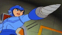 Mg Mega Man1 Drill Man GIF - Mg Mega Man1 Mega Man Drill Man GIFs