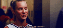 Glee Brittany Pierce GIF - Glee Brittany Pierce What Did You Just Call Me GIFs