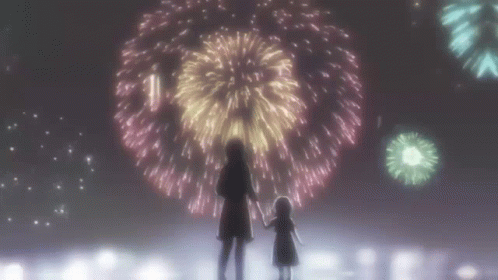 Happy Anime New Year Greetings GIF | GIFDB.com