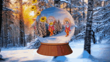 Jaish Krishna Snow Globe GIF - Jaish Krishna Snow Globe Snow GIFs