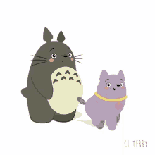 Totoro Walking Gifs Tenor