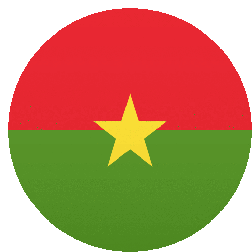 Burkina Faso Flags Sticker - Burkina Faso Flags Joypixels Stickers