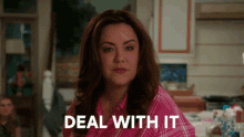 American Housewife Deal With It GIF - American Housewife Deal With It Katie Otto GIFs