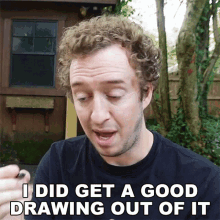 I Did Get A Good Drawing Out Of It Peter Deligdisch GIF - I Did Get A Good Drawing Out Of It Peter Deligdisch Peter Draws GIFs