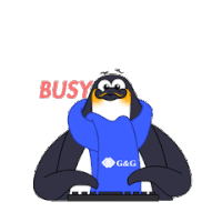 Busy G&G Sticker - Busy G&G Penguin Stickers