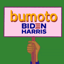 Bumoto Protest Sign GIF - Bumoto Protest Sign Biden Harris GIFs