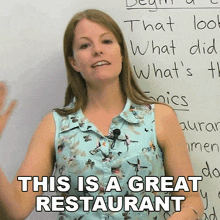This Is A Great Restaurant Emma GIF - This Is A Great Restaurant Emma Engvid GIFs