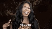 Nope GIF - Tiffany Pollard Scared Famous Hell No GIFs