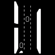 an illustration of two people walking down a road with numbers 0 and 0