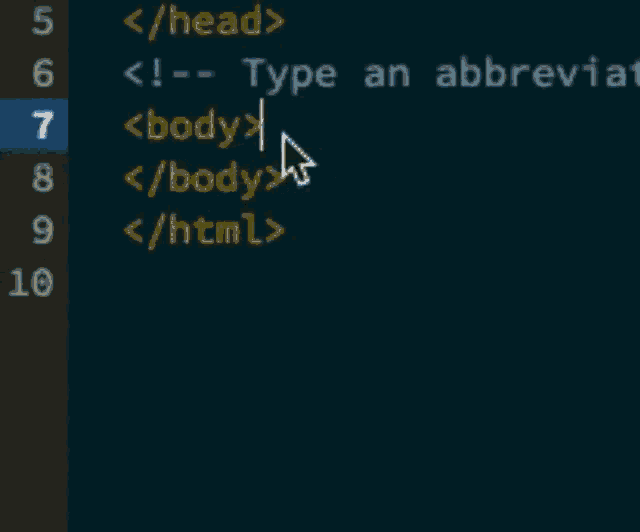 HTML in action!