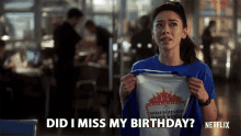 Did I Miss My Birthday Aimee Garcia GIF - Did I Miss My Birthday Aimee Garcia Ella Lopez GIFs