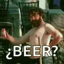 Zach Galifianakis Cheers GIF - Zach Galifianakis Cheers Beer GIFs