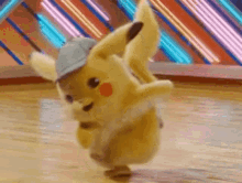 detective pikachu cute dance