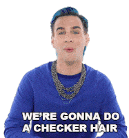 Were Gonna Do A Checker Hair Brad Mondo Sticker - Were Gonna Do A Checker Hair Brad Mondo Checker Hair Stickers