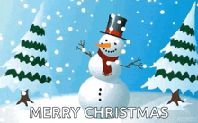 Christmas Snowman GIF