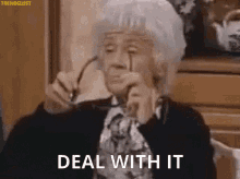 Deal With It Sunglasses GIF - Deal With It Sunglasses Golden Girls GIFs