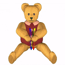 adhd teddy bear adhd sticker adhd symbol 3d gifs artist