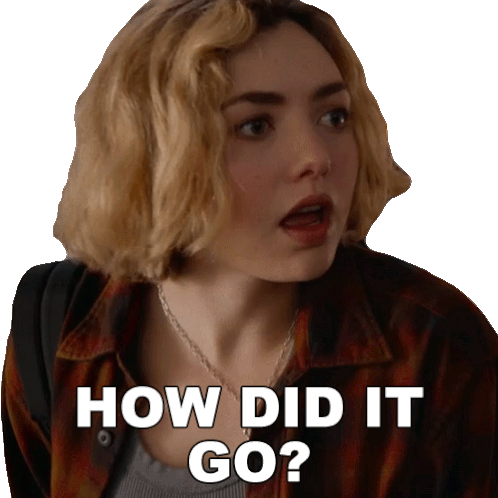 How Did It Go Madison Nears Sticker - How Did It Go Madison Nears Peyton List Stickers